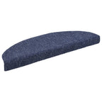 Vidaxl trapmatten zelfklevend 10 stuks 65x21x4 cm blauw halfrond groot