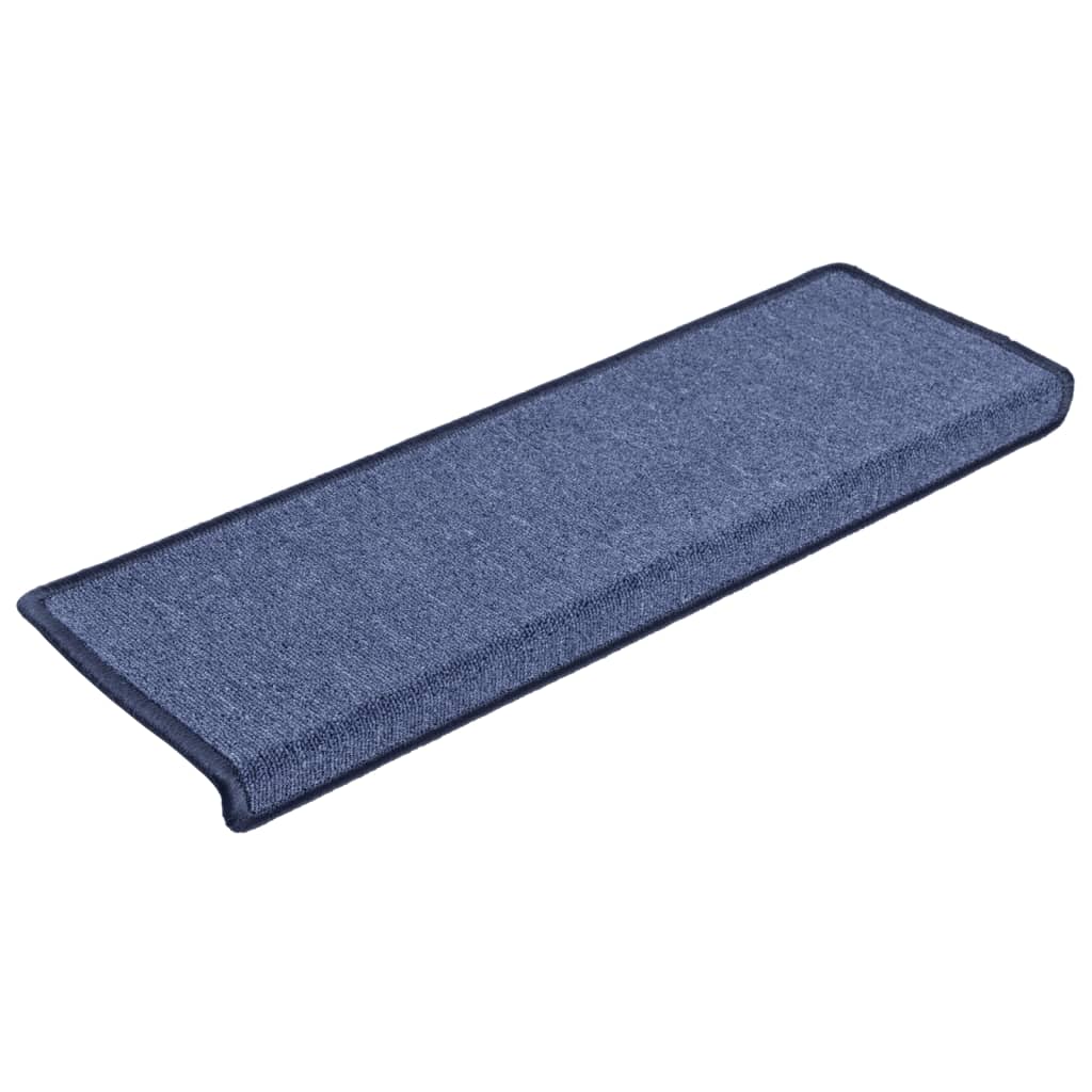 Vidaxl trapmatten 10 st 65x21x4 cm blauw