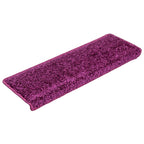 Vidaxl trapmatten 10 st 65x21x4 cm violet rechthoekige rand
