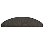 Vidaxl trapmatten zelfklevend 15st sisal-look 65x21x4cm antracietkleur