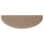 Vidaxl trapmatten zelfklevend 15 st sisal-look 65x21x4 cm zandkleurig
