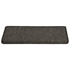 Vidaxl trapmatten zelfklevend 15st sisal-look 65x21x4cm antracietkleur