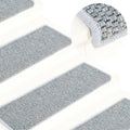 Vidaxl trapmatten zelfklevend 15 st sisal-look 65x21x4 cm blauw