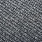 Vidaxl droogloopmat 100x150 cm grijs