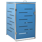 Vidaxl containerberging enkel 69x77,5x112,5 cm roestvrij staal