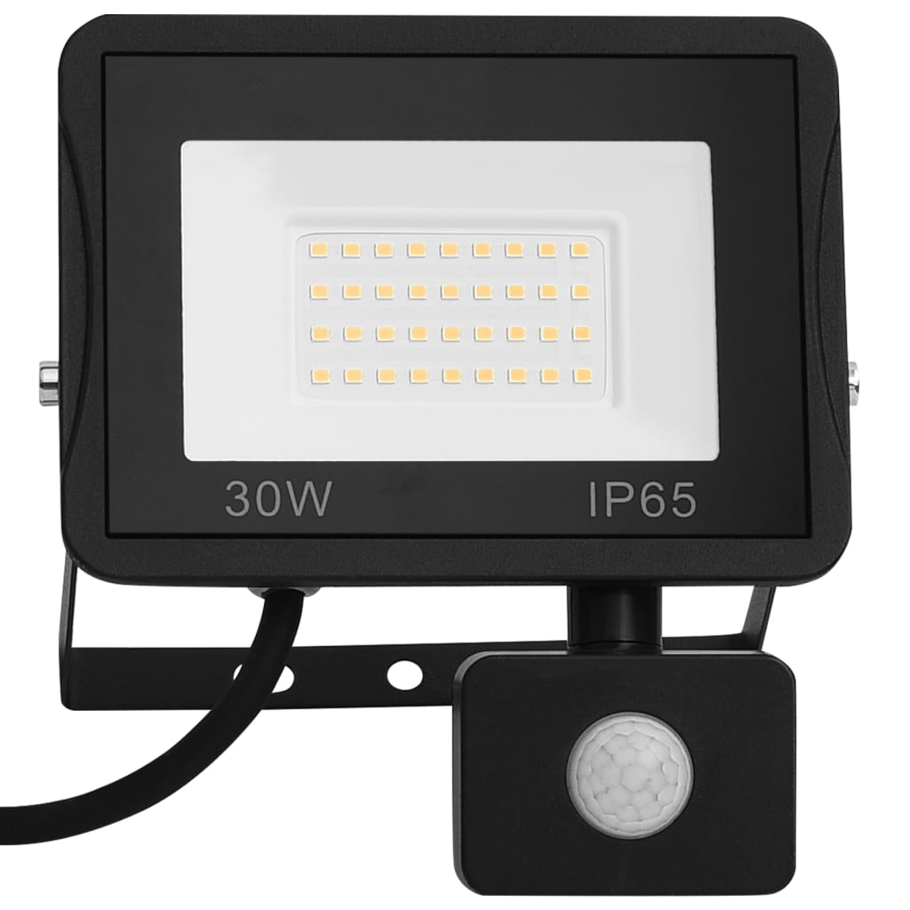 VidaXL Spotlight met sensor LED 30 W koudwit