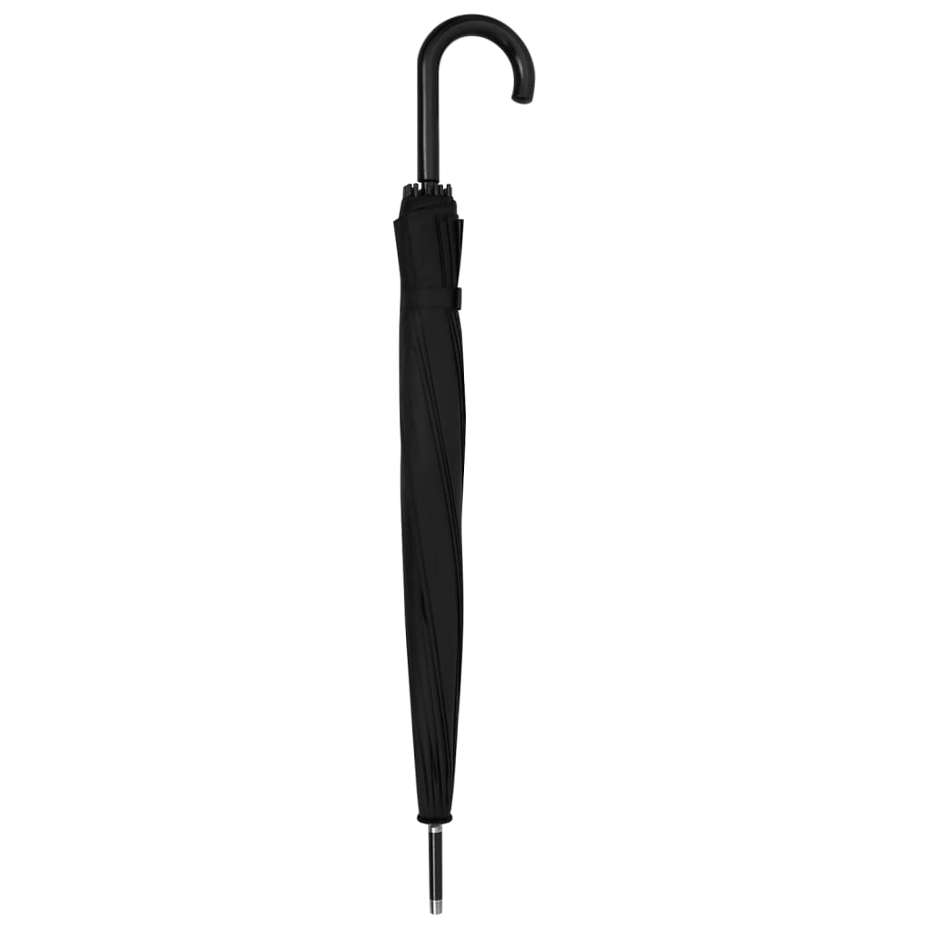 Vidaxl paraplu automatisch 105 cm zwart