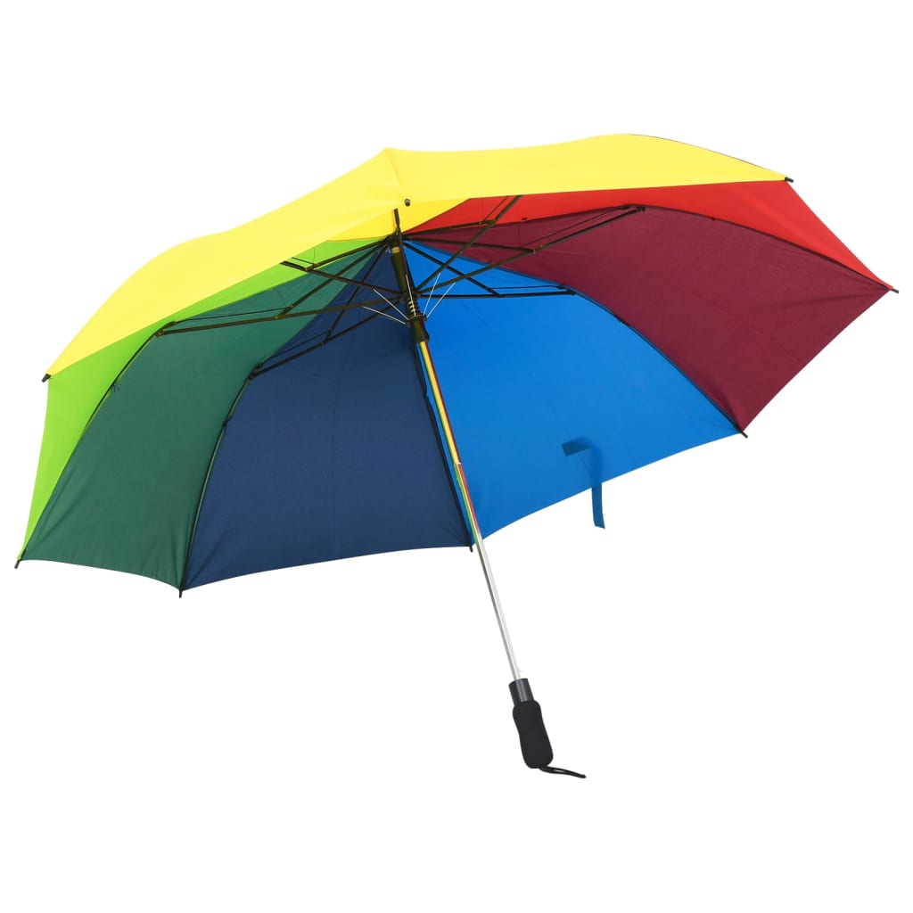 Vidaxl paraplu automatisch inklapbaar 124 cm meerkleurig