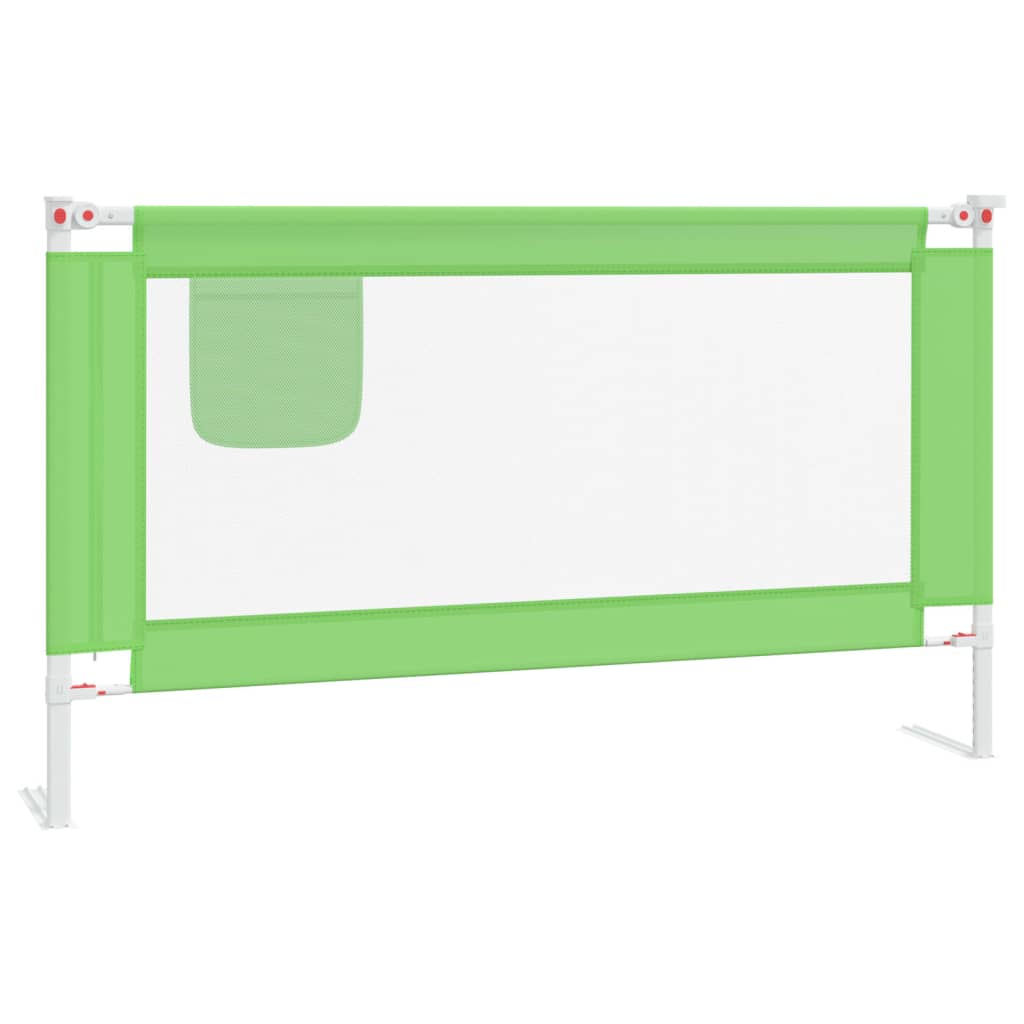 Vidaxl bedhekje peuter 140x25 cm stof groen