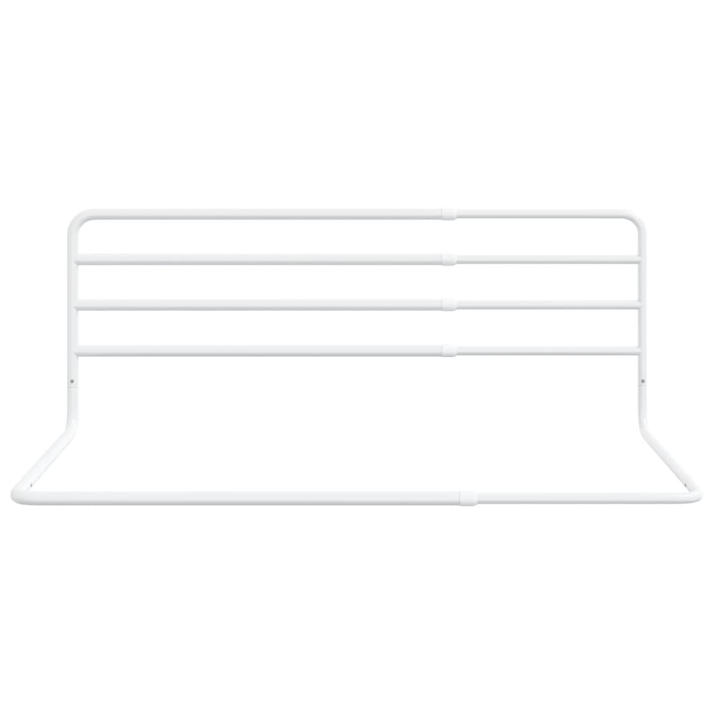 Vidaxl bedhekje peuter (76-137)x55 cm ijzer wit