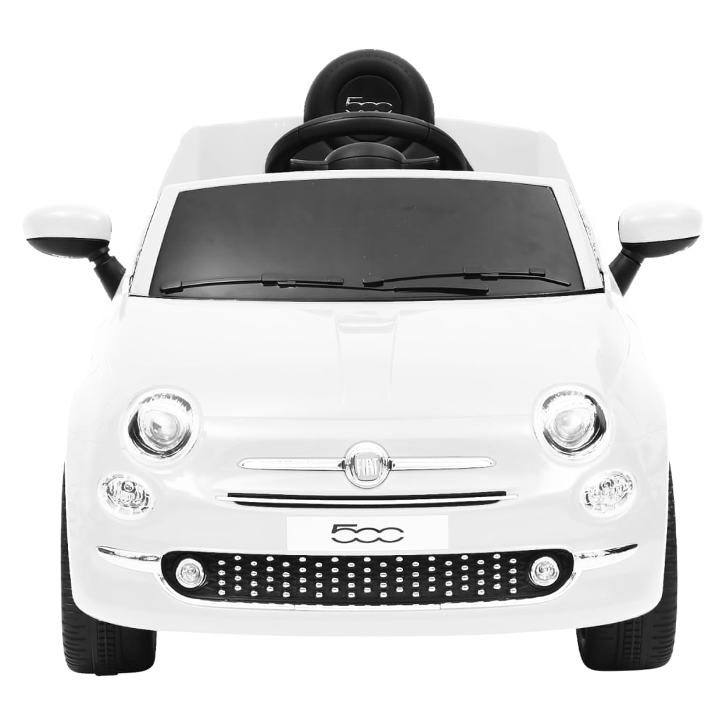 Vidaxl kinderauto fiat 500 elektrisch wit