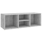 Vidaxl schoenenopbergbank 105x35x35 cm bewerkt hout betongrijs