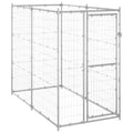 Vidaxl hondenkennel voor buiten 110x220x180 cm gegalvaniseerd staal