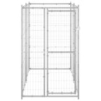 Vidaxl hondenkennel voor buiten 110x220x180 cm gegalvaniseerd staal