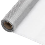 Vidaxl gaas 80x2000 cm aluminium zilverkleurig