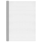 Vidaxl gaas 112x500 cm aluminium zilverkleurig
