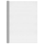 Vidaxl gaas 112x1000 cm aluminium zilverkleurig