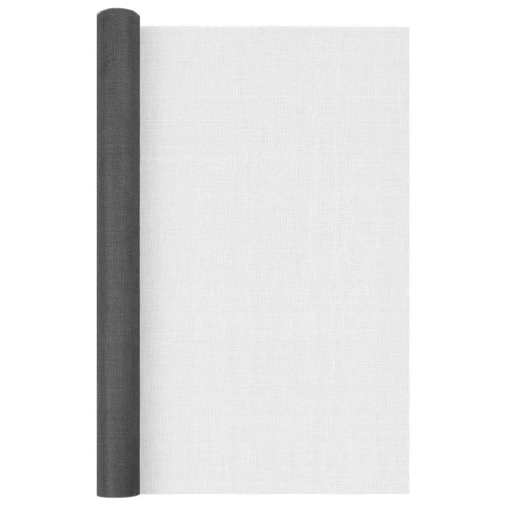 Vidaxl gaas 60x1000 cm glasvezel zwart