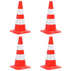 Vidaxl verkeerskegels 4 st reflecterend 50 cm rood en wit