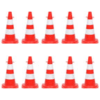 Vidaxl kegelset met ketting 10 m rood en wit