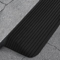 Vidaxl drempelhulp 110x41x5 cm rubber