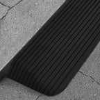 Vidaxl drempelhulp 110x41x5 cm rubber