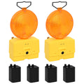 VidaXL Bouwlampen 2 st met batterijen 18x8x37 cm