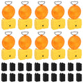 VidaXL Bouwlampen 10 st met batterijen 18x8x37 cm
