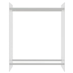 Vidaxl haardhoutrek 80x35x100 cm gehard glas transparant