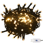 Vidaxl 60-delige kerstballenset met piek en 150 led's wit en grijs