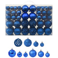 Vidaxl 100-delige kerstballenset blauw