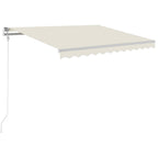 Vidaxl luifel automatisch uittrekbaar 300x250 cm crème