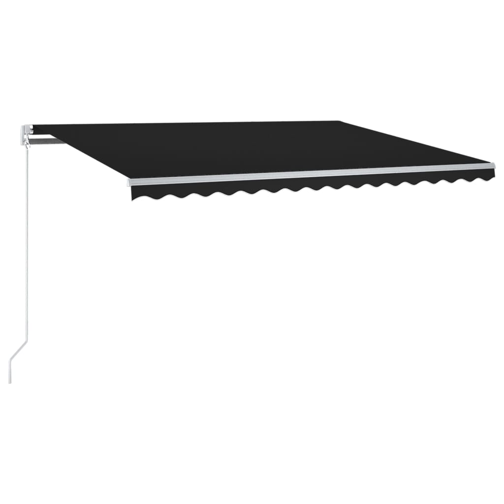 VidaXL Luifel automatisch met LED en windsensor 300x250 cm antraciet