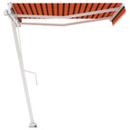 VidaXL Luifel vrijstaand automatisch 350x250 cm oranje en bruin