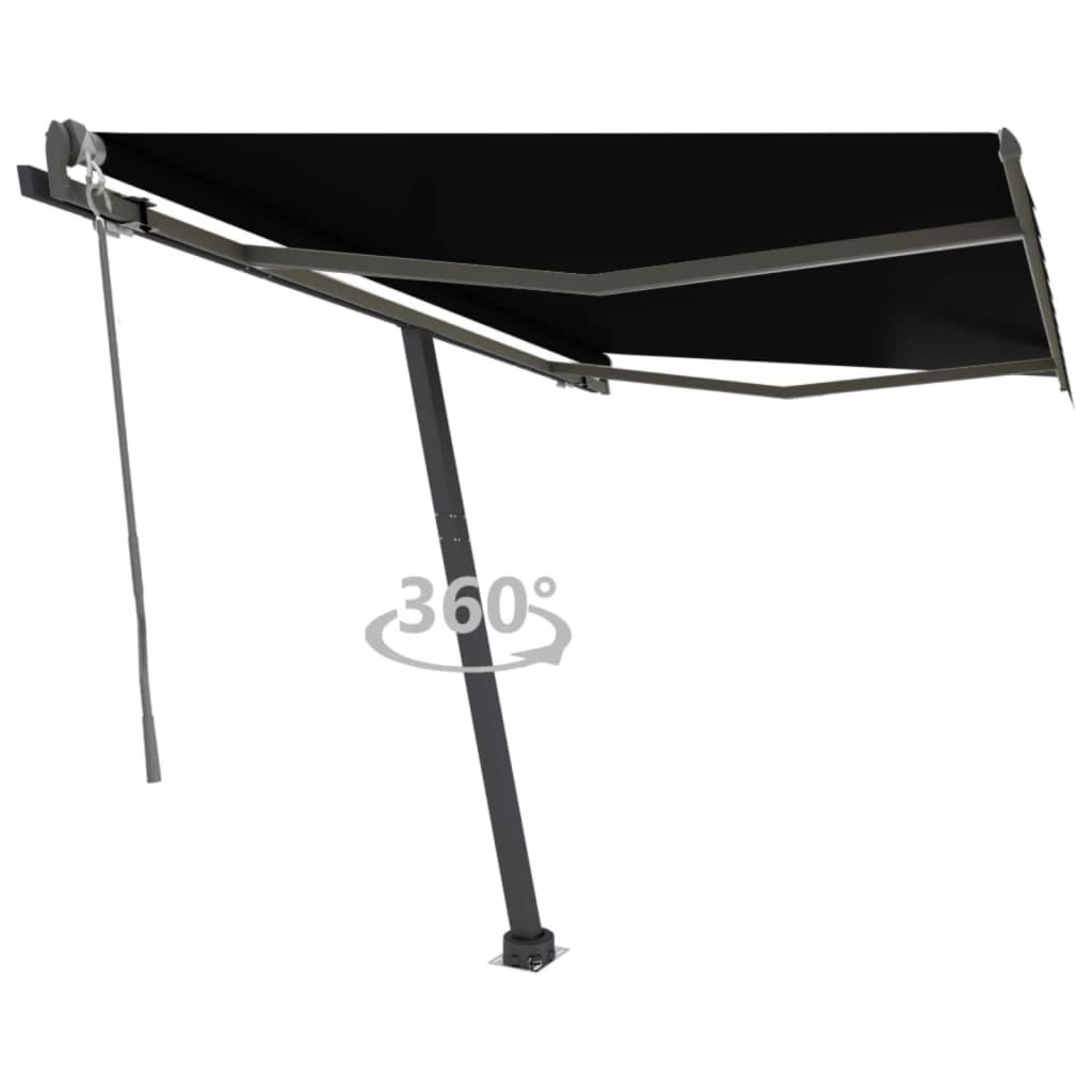 VidaXL Luifel vrijstaand automatisch 350x250 cm antracietkleurig