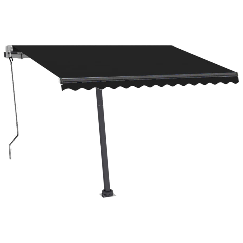 VidaXL Luifel vrijstaand automatisch 350x250 cm antracietkleurig