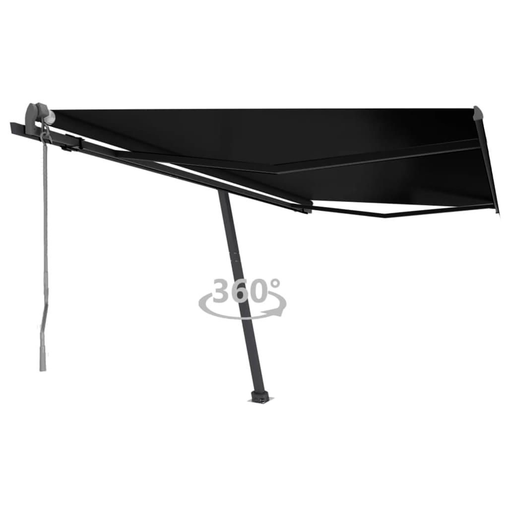 VidaXL Luifel vrijstaand automatisch 400x300 cm antracietkleurig