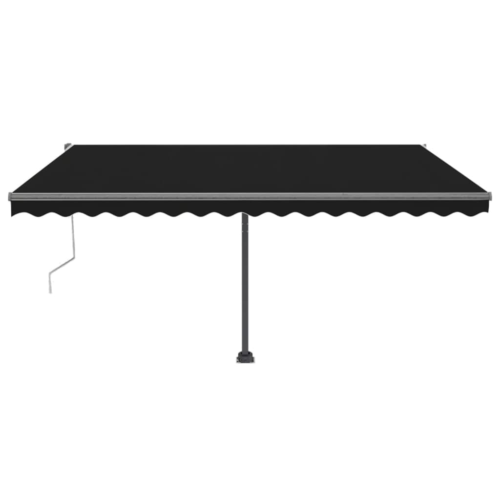 VidaXL Luifel vrijstaand automatisch 400x300 cm antracietkleurig