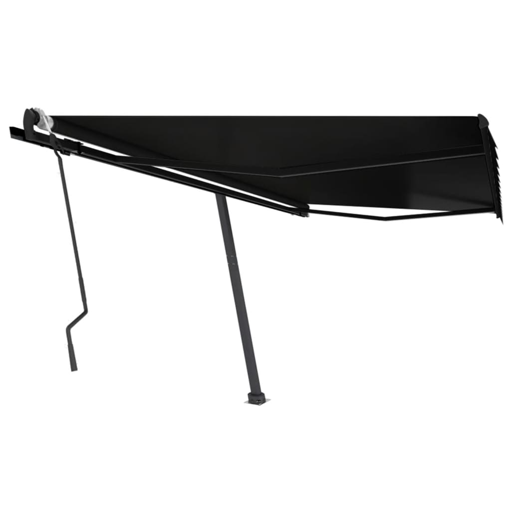 VidaXL Luifel vrijstaand handmatig uittrekbaar 450x300 cm antraciet