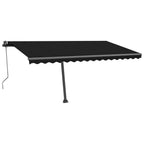 VidaXL Luifel vrijstaand automatisch 450x300 cm antracietkleurig