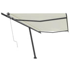VidaXL Luifel vrijstaand automatisch 500x300 cm crèmekleurig