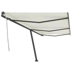 VidaXL Luifel vrijstaand handmatig uittrekbaar 600x300 cm crèmekleurig
