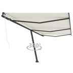 VidaXL Luifel vrijstaand automatisch 600x300 cm crèmekleurig