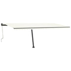 VidaXL Luifel vrijstaand automatisch 600x300 cm crèmekleurig