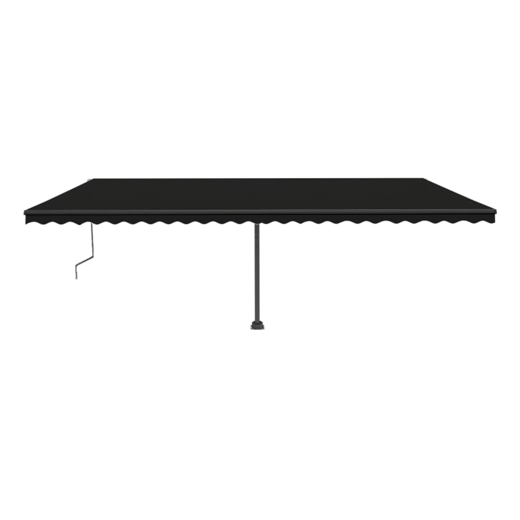 VidaXL Luifel vrijstaand automatisch 600x300 cm antracietkleurig
