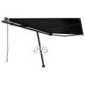 VidaXL Luifel vrijstaand automatisch 400x350 cm antracietkleurig