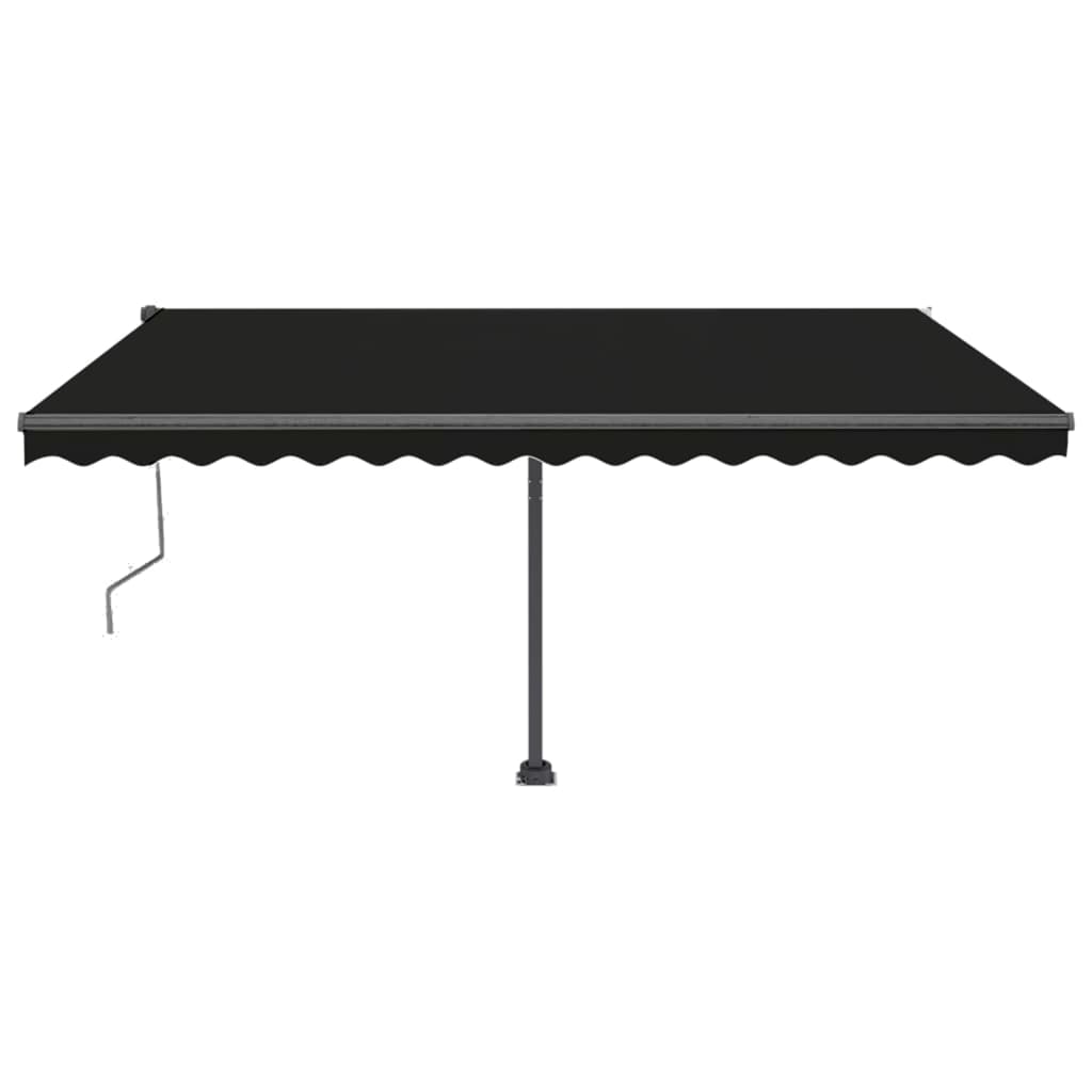 VidaXL Luifel vrijstaand automatisch 400x350 cm antracietkleurig