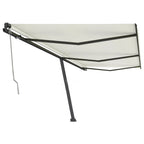 VidaXL Luifel vrijstaand automatisch 600x350 cm crèmekleurig