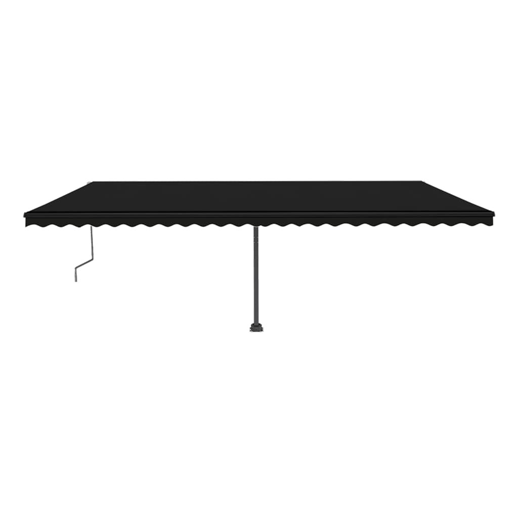 VidaXL Luifel vrijstaand automatisch 600x350 cm antracietkleurig