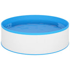 VidaXL Splasher pool met hangende skimmer en pomp 350x90 cm wit